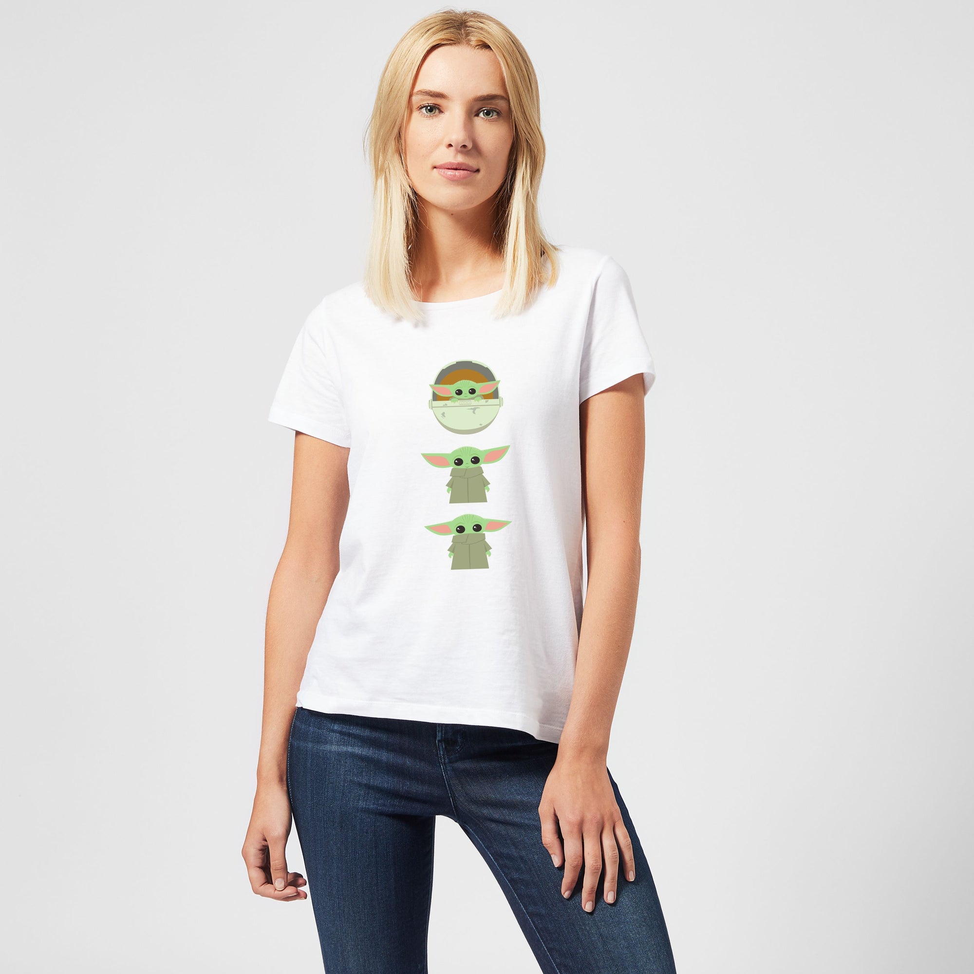 Official The Mandalorian The Child Poses Women's T-Shirt