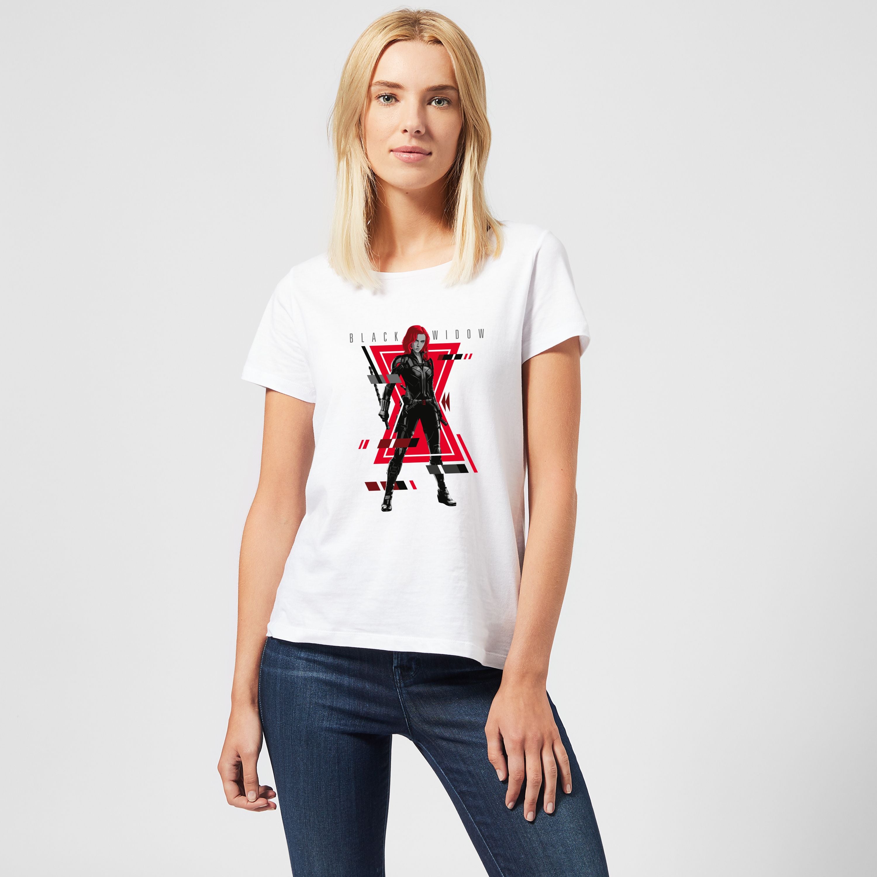 Official Marvel Black Widow Portrait Pose Women's T-Shirt