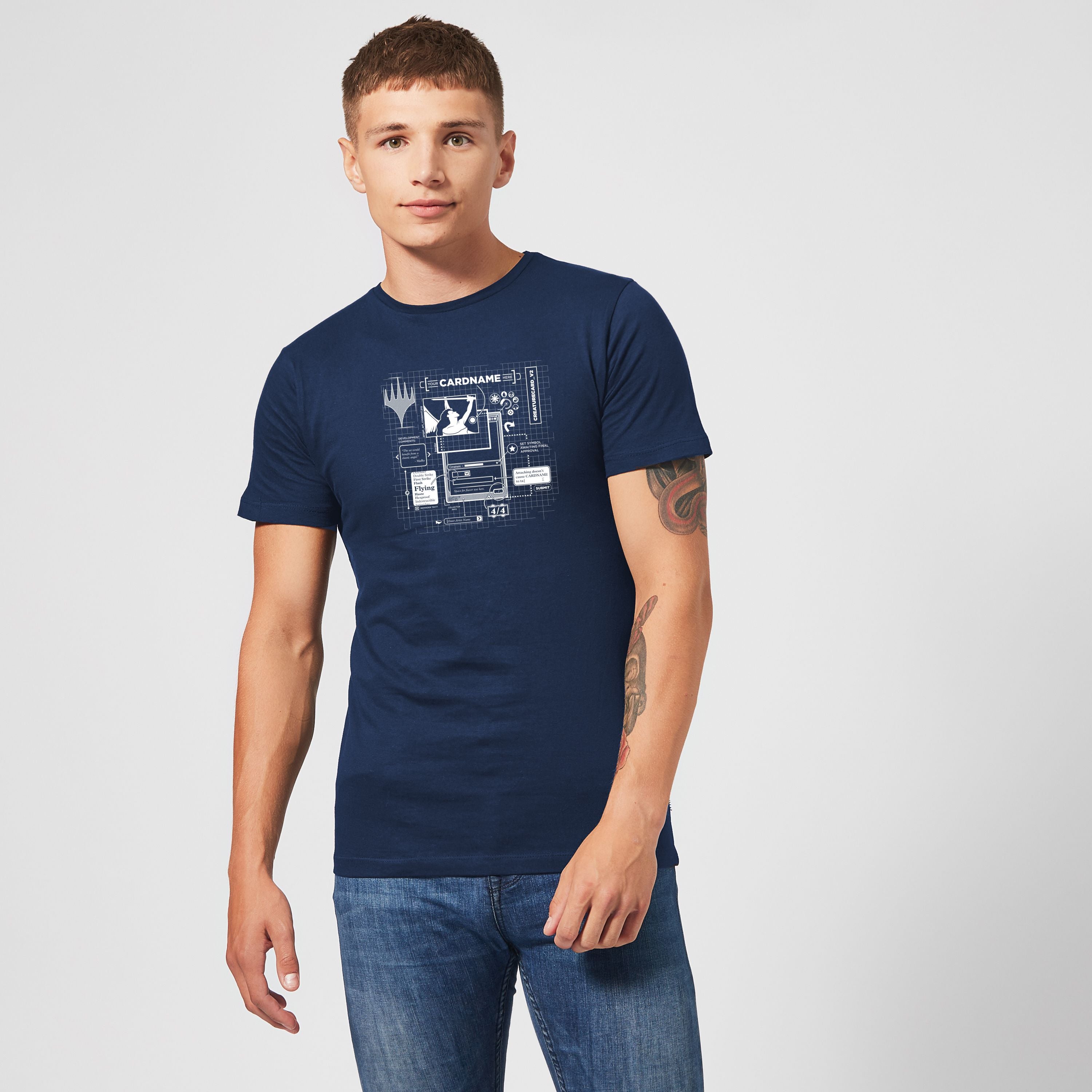Official Magic The Gathering Card Grid T-Shirt