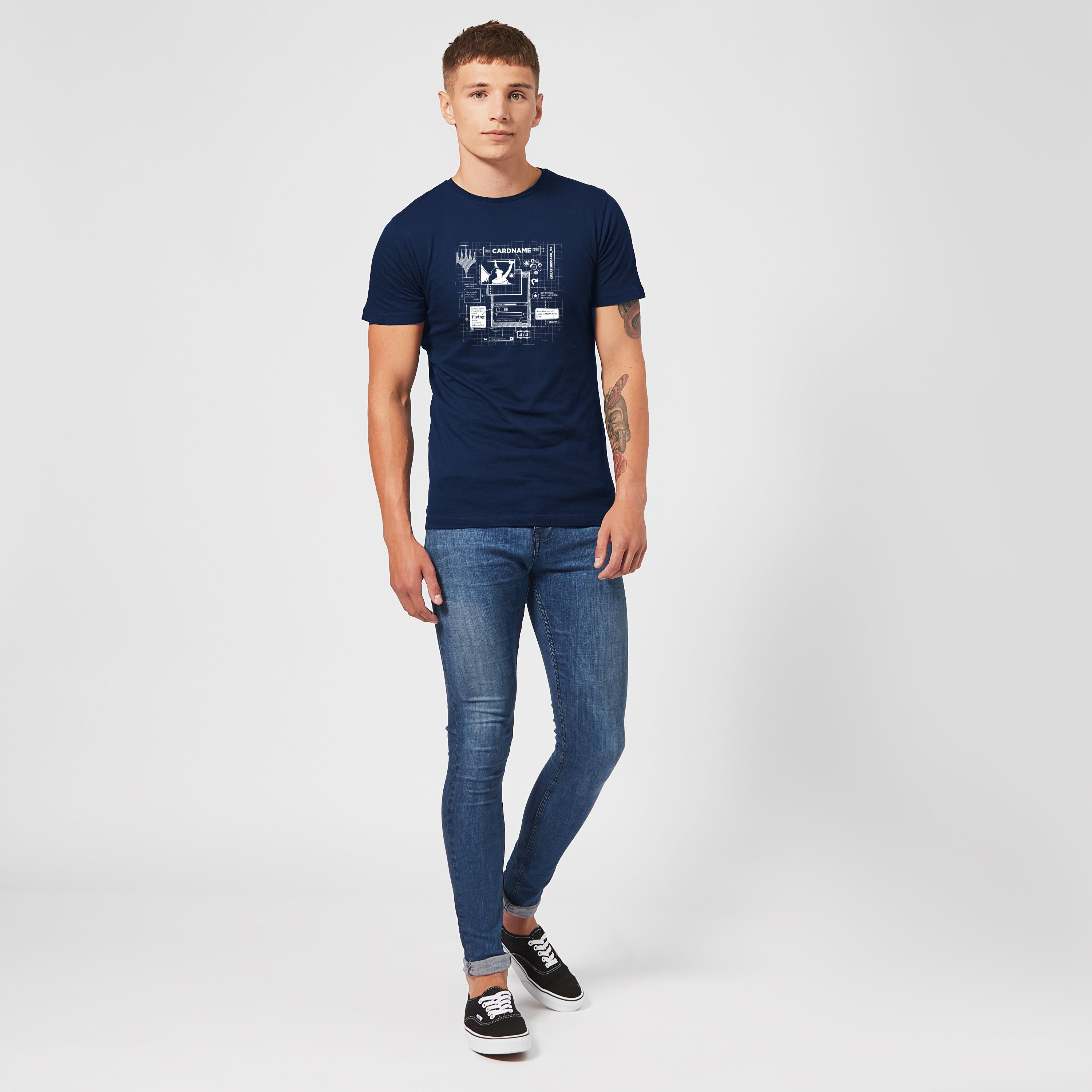 Official Magic The Gathering Card Grid T-Shirt