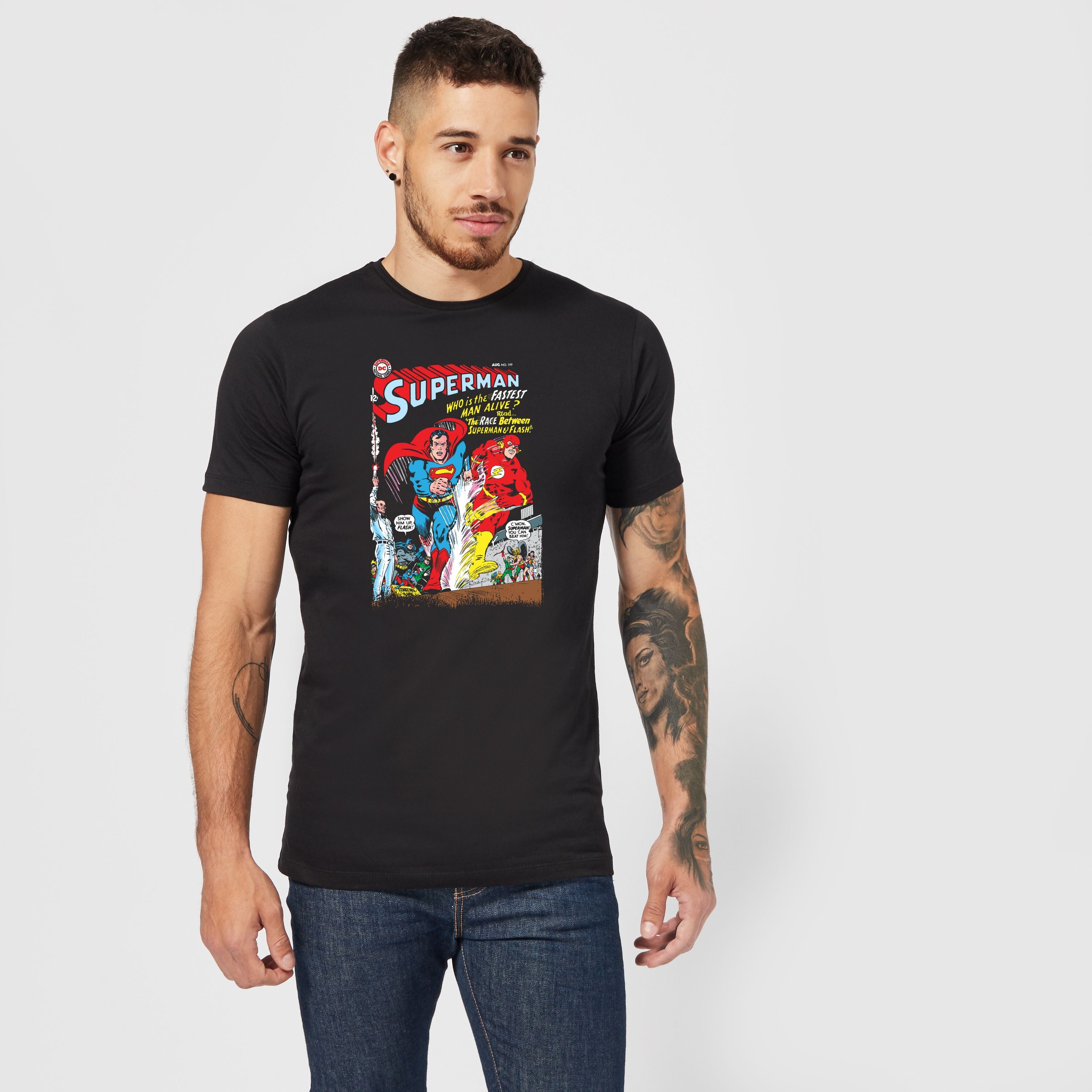 Official DC Comics Justice League The Fastest Man Alive Cover Unisex T-Shirt