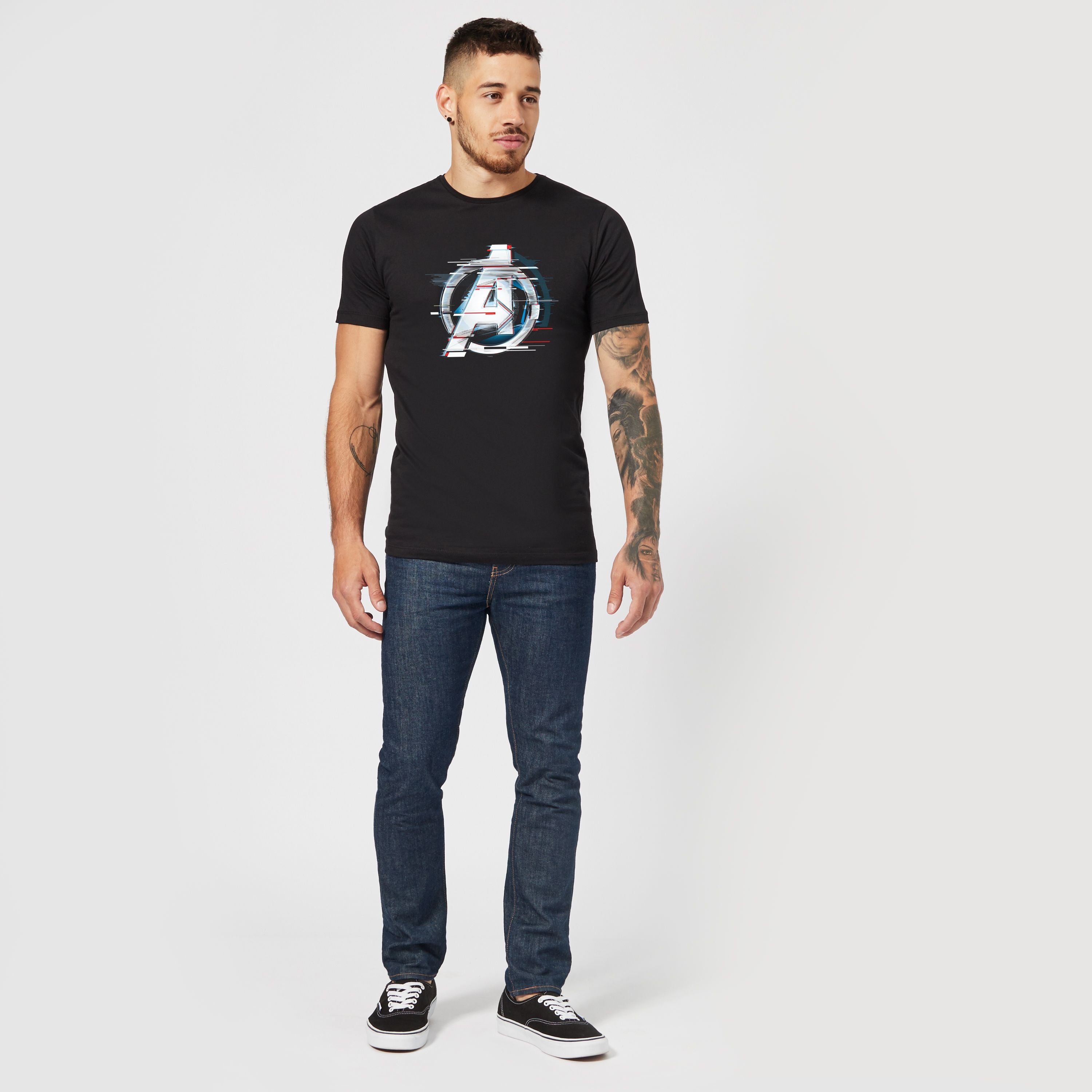 Official Marvel Avengers Endgame White Logo Unisex T-Shirt