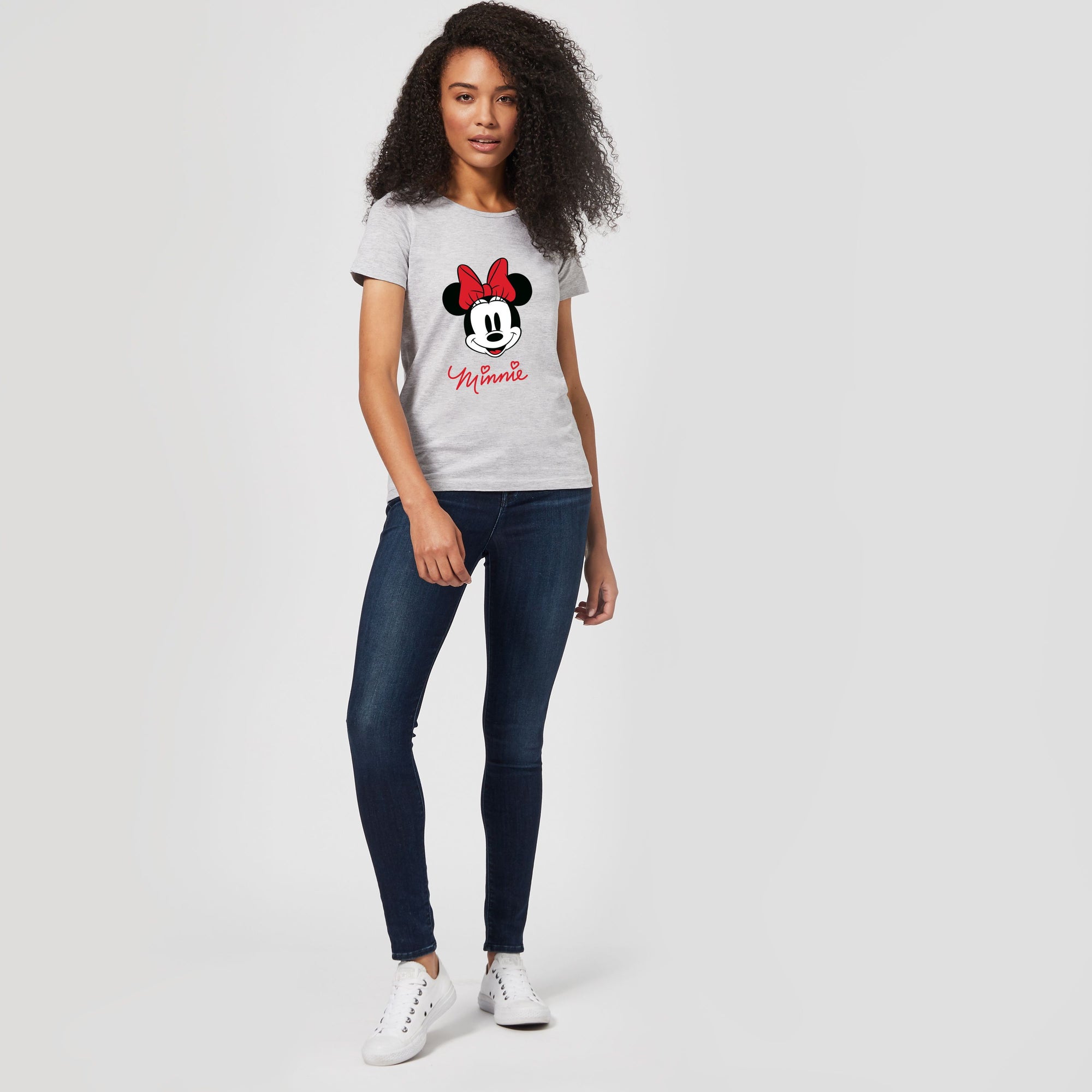 Official Disney Mickey Mouse Minnie Face Women's T-Shirt