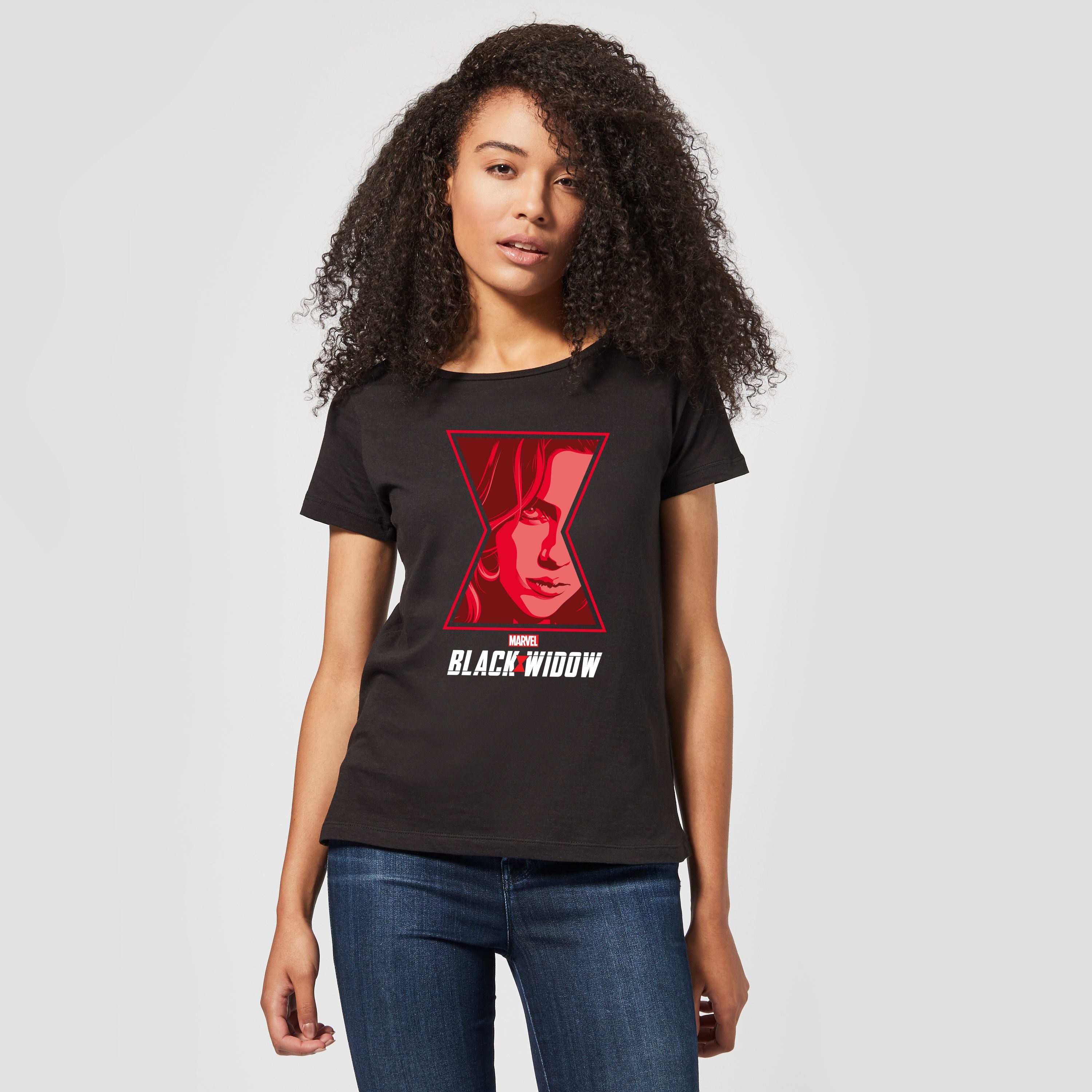 Official Marvel Black Widow Close Up Women's T-Shirt