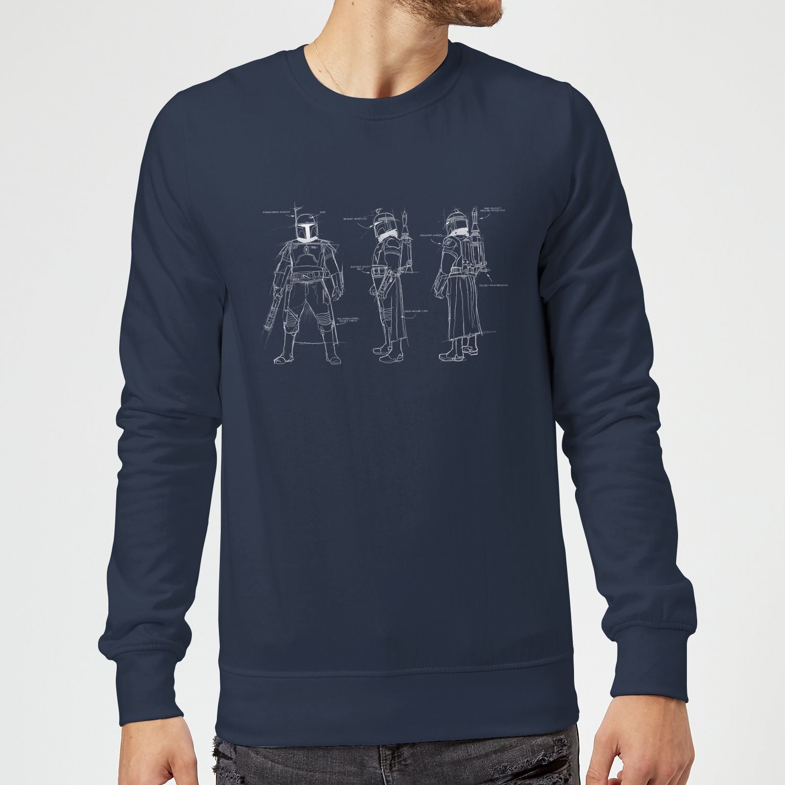 Official Star Wars Rotating Sketches Unisex Sweatshirt