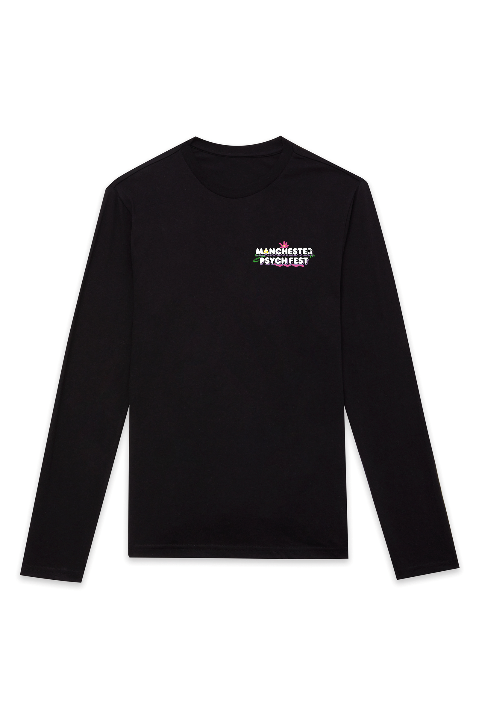 Manchester Psych Fest 2023 Festival Long Sleeve T-Shirt - Black