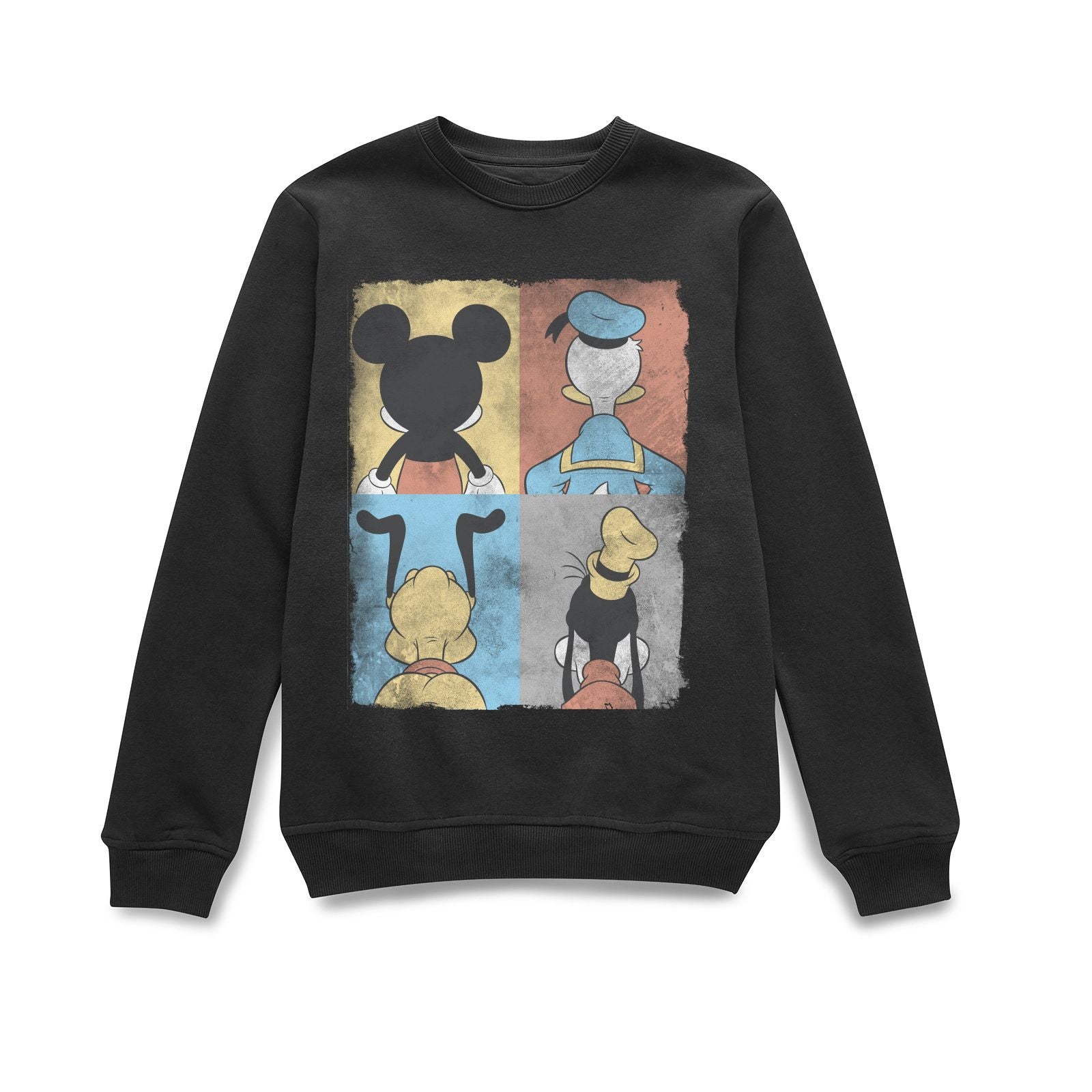 Official Disney Mickey Mouse, Donald Duck, Pluto and Goofy Tiles Sweatshirt