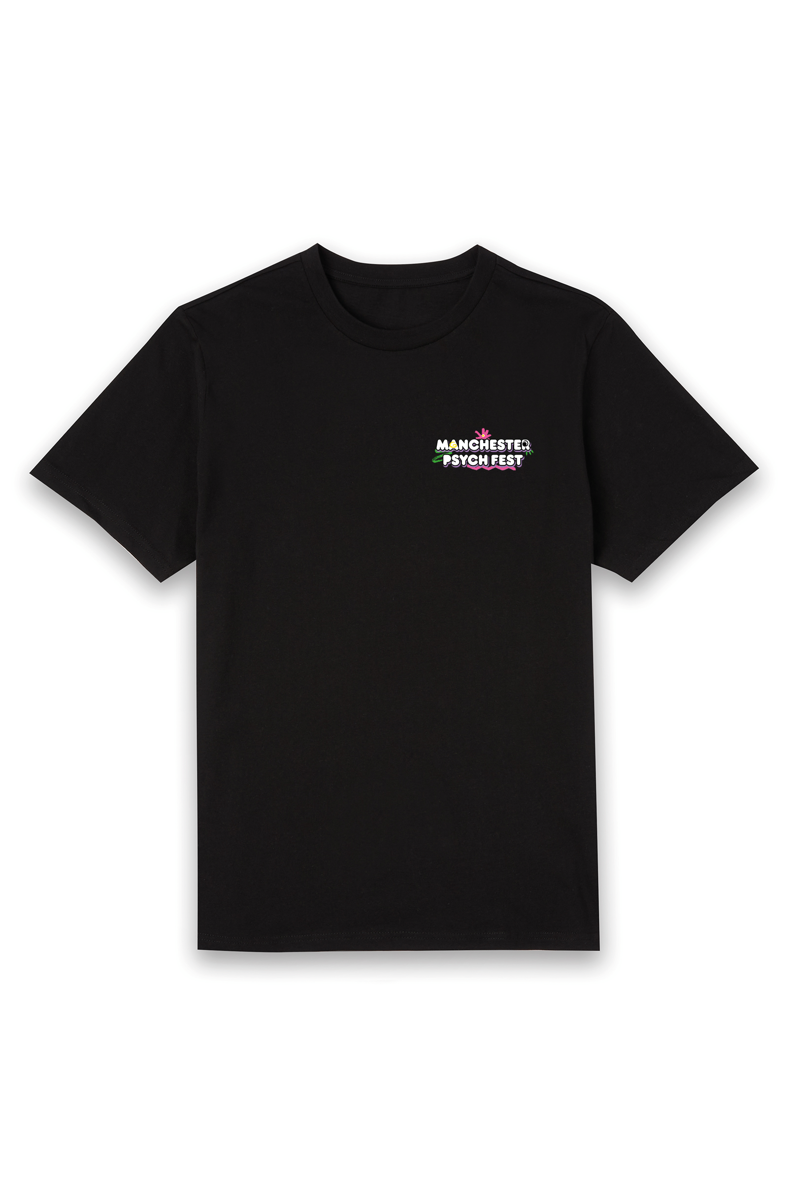 Manchester Psych Fest 2023 Festival Short Sleeve T-Shirt - Black