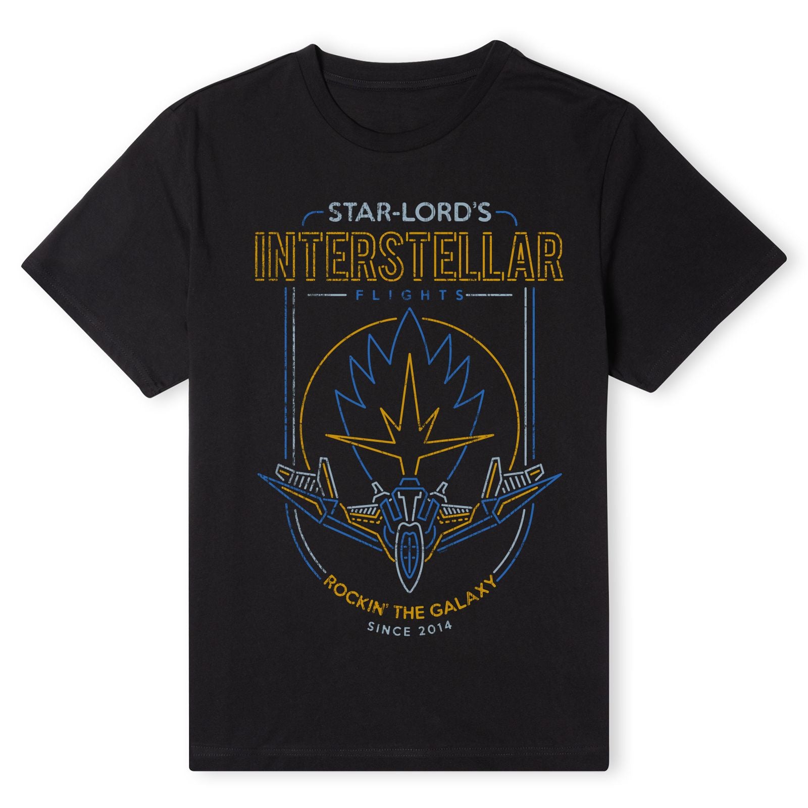 Official Marvel Guardians Of The Galaxy Interstellar Flights Unisex T-Shirt