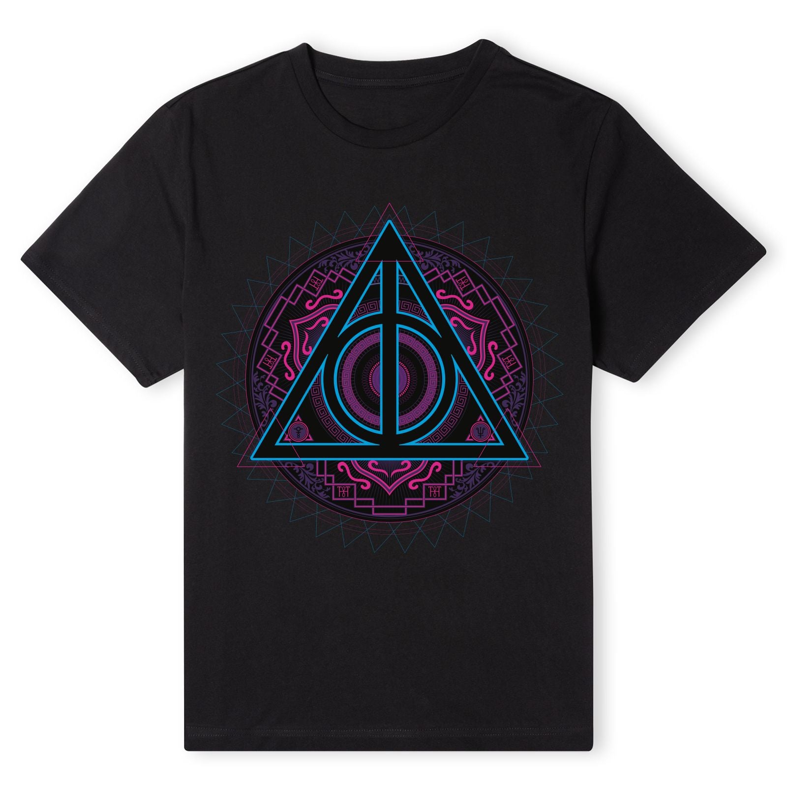 Official Harry Potter Deathly Hallows Neon Unisex T-Shirt