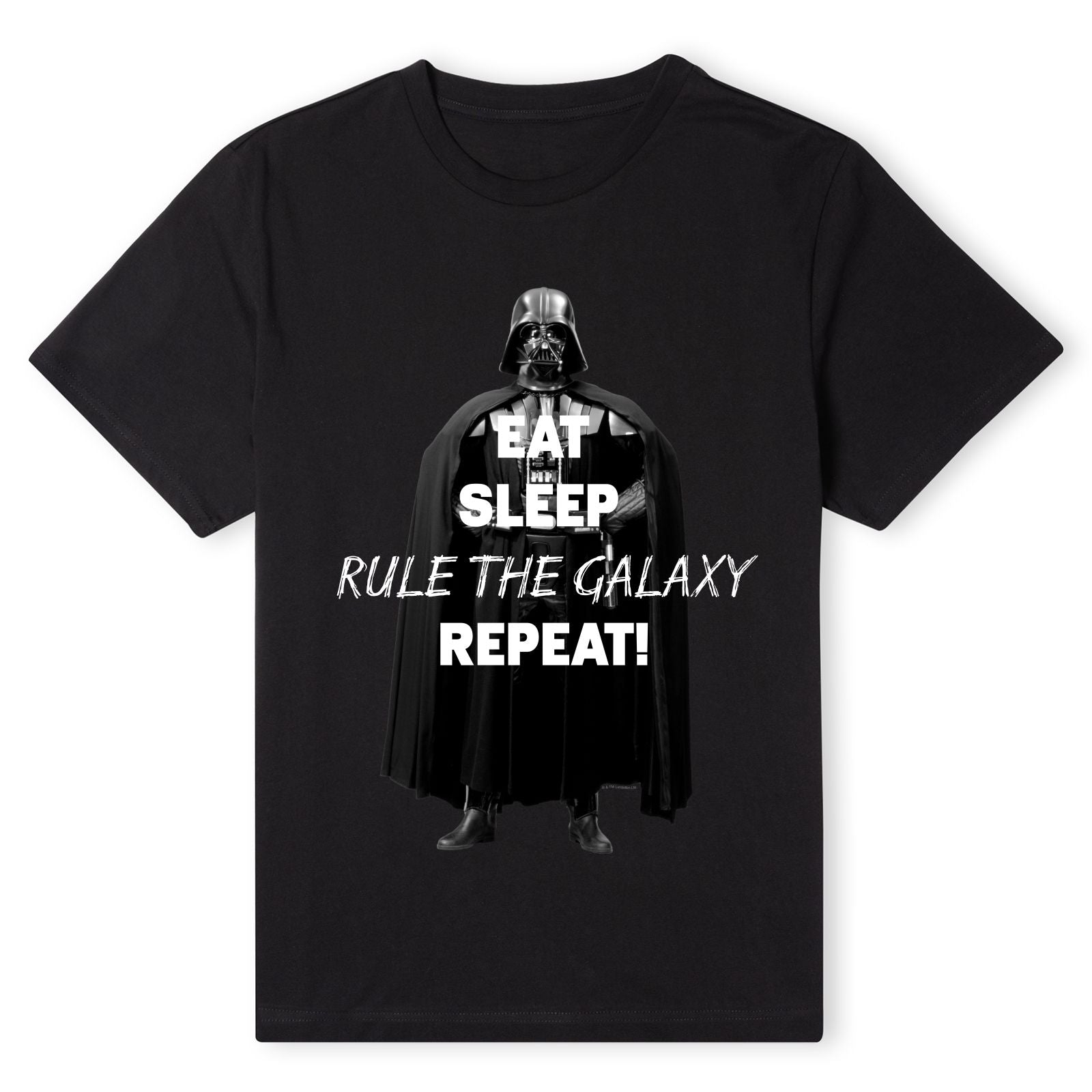 Official Star Wars Eat Sleep Rule The Galaxy Repeat Unisex T-Shirt