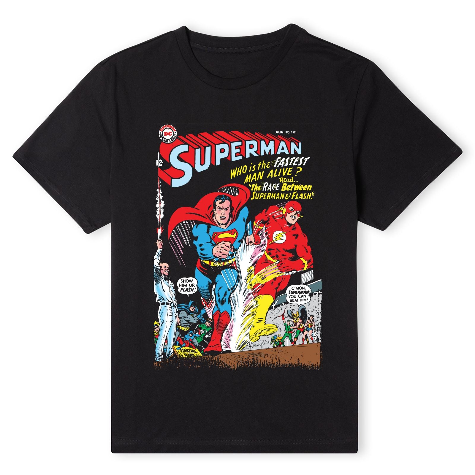 Official DC Comics Justice League The Fastest Man Alive Cover Unisex T-Shirt