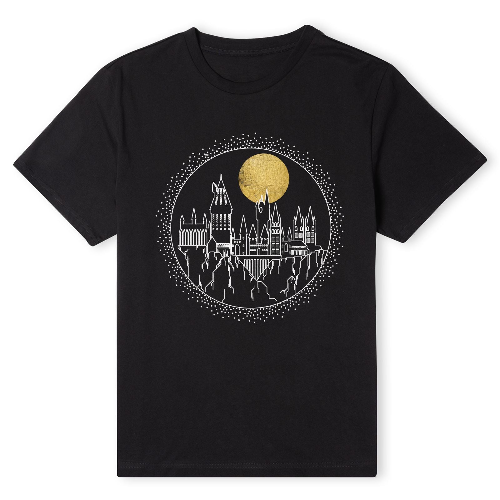 Official Harry Potter Hogwarts Castle Moon Unisex T-Shirt