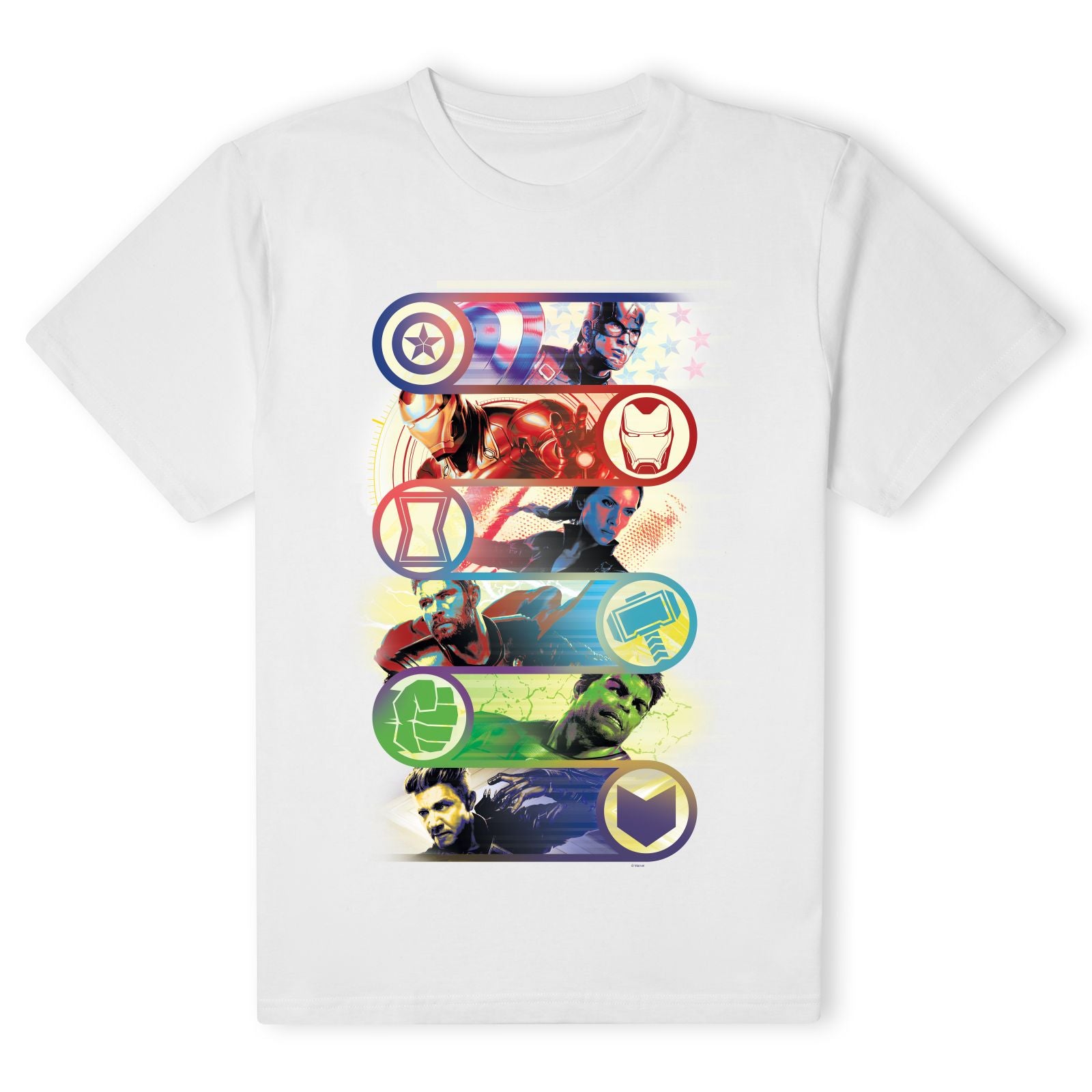 Official Marvel Avengers Endgame Original Heroes Unisex T-Shirt