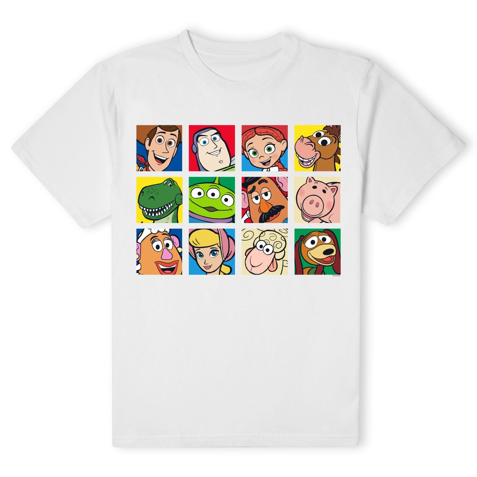 Official Disney Toy Story Face Collage Unisex T-Shirt