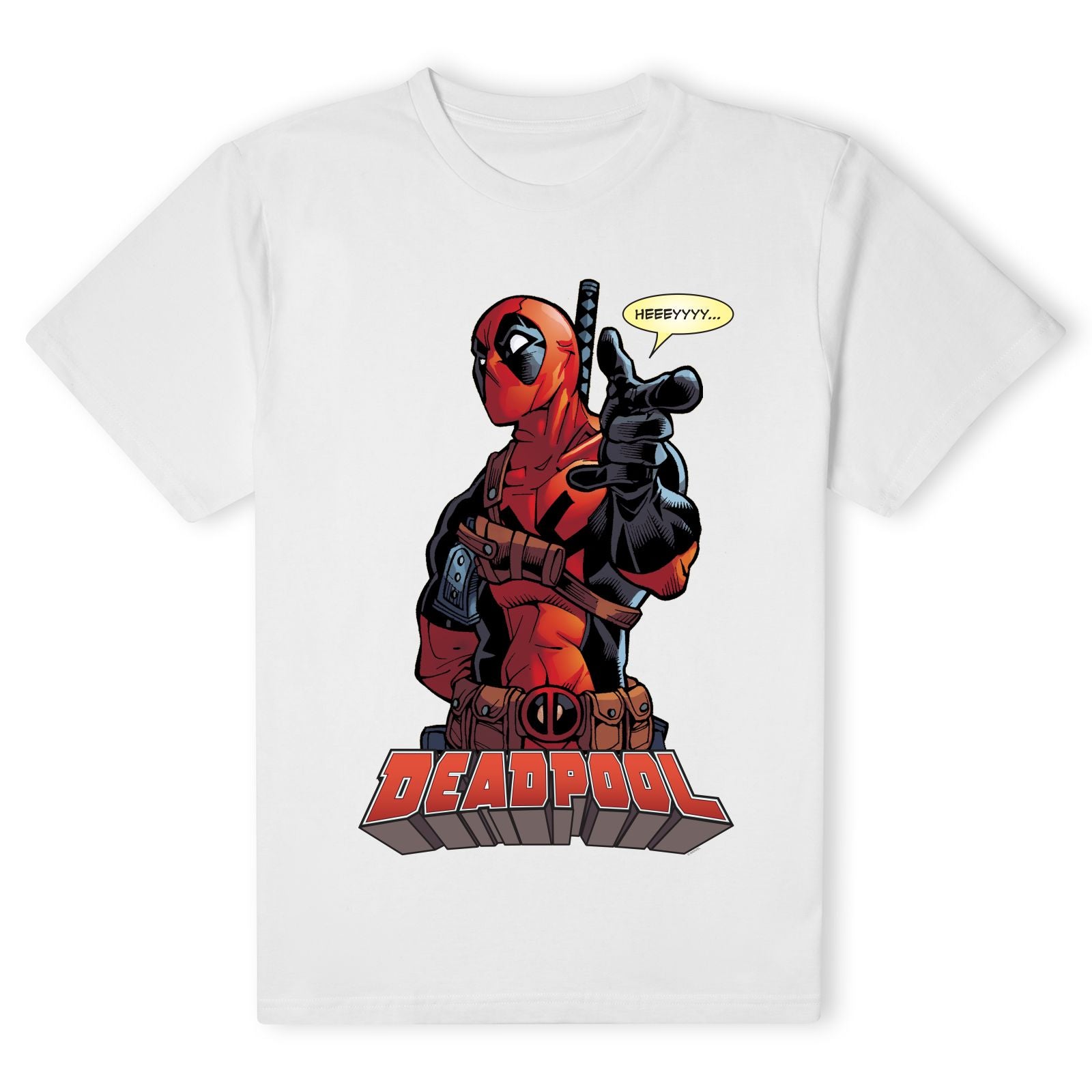 Official Marvel Deadpool Hey You Unisex T-Shirt