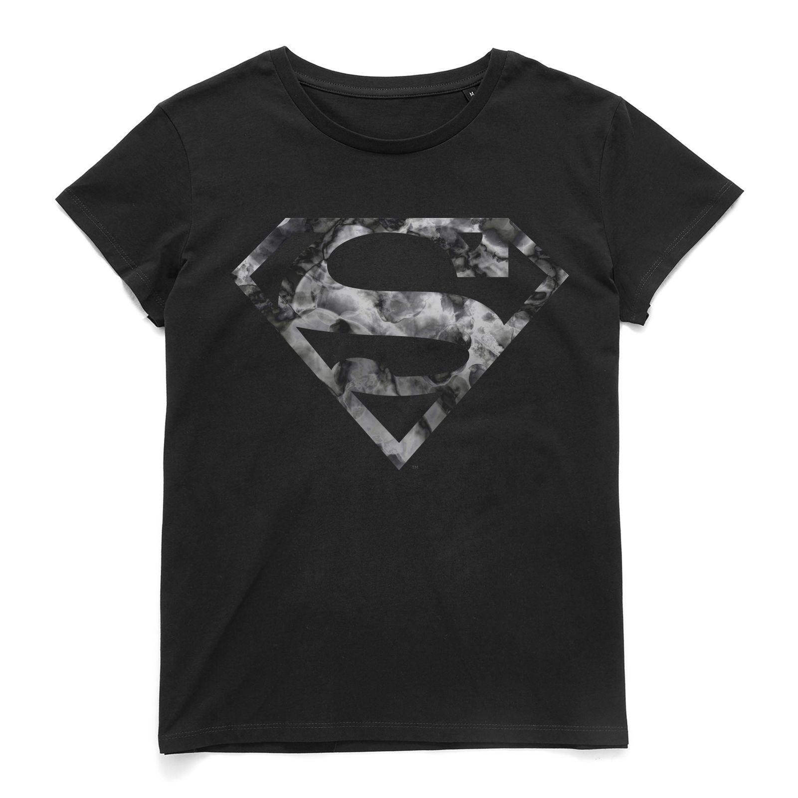 Official DC Comics Original Marble Superman Logo Women's T-Shirt