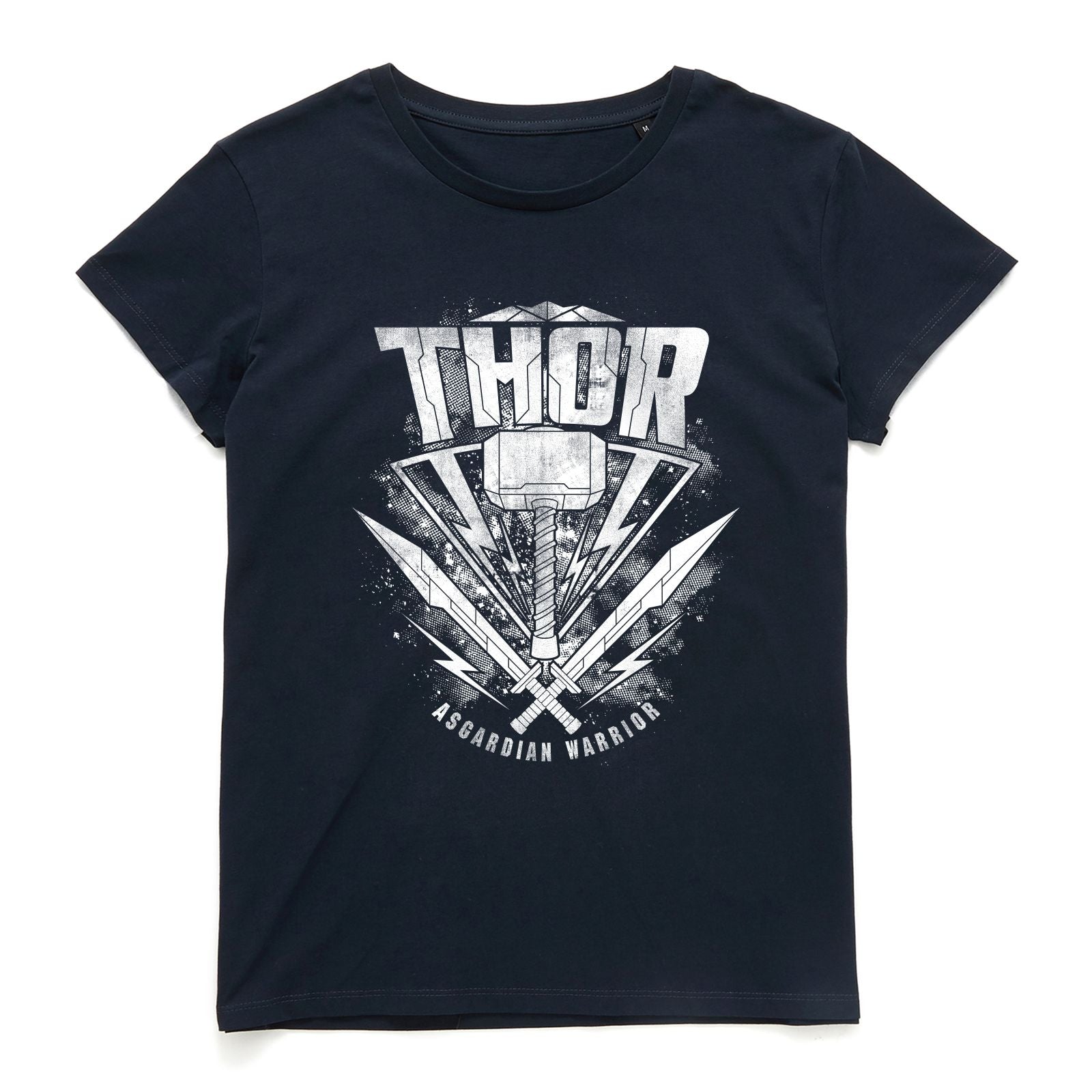 Official Marvel Thor Ragnarok Thor Hammer Logo Women's T-Shirt